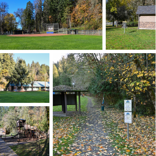 Collage of images from Abrams Park.