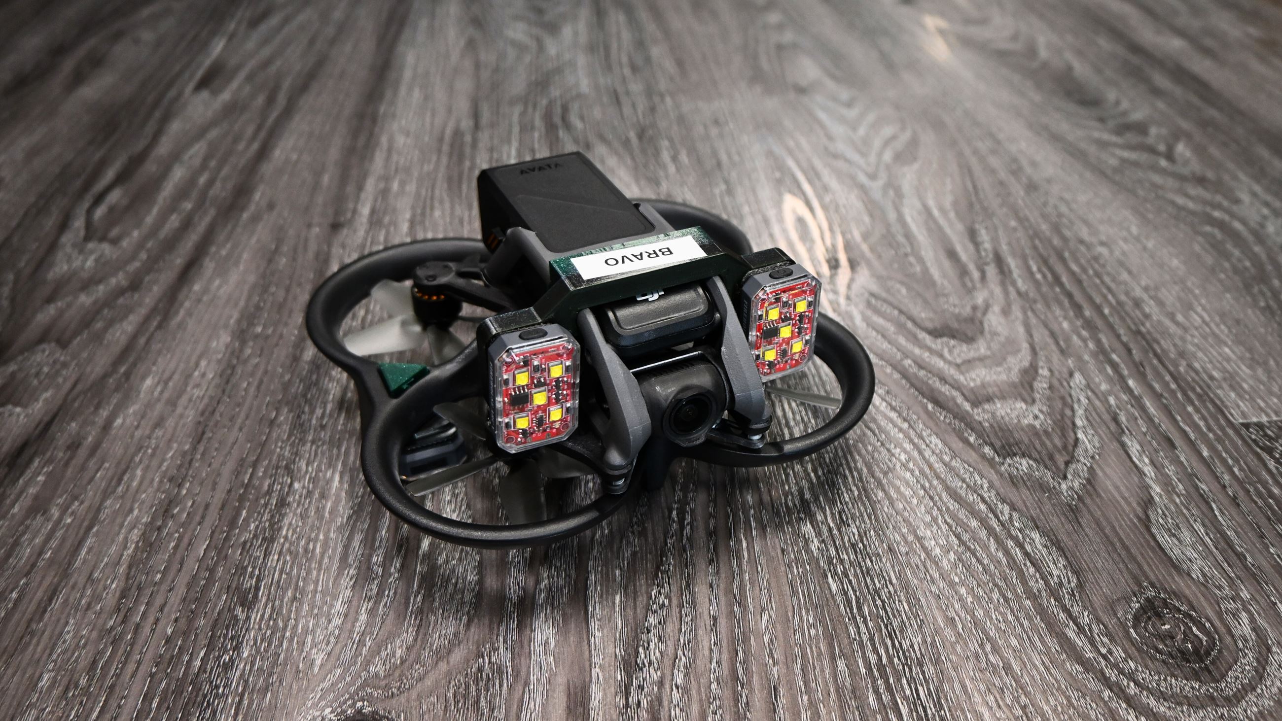 The DJI Avata drone which is a smaller indoor drone.