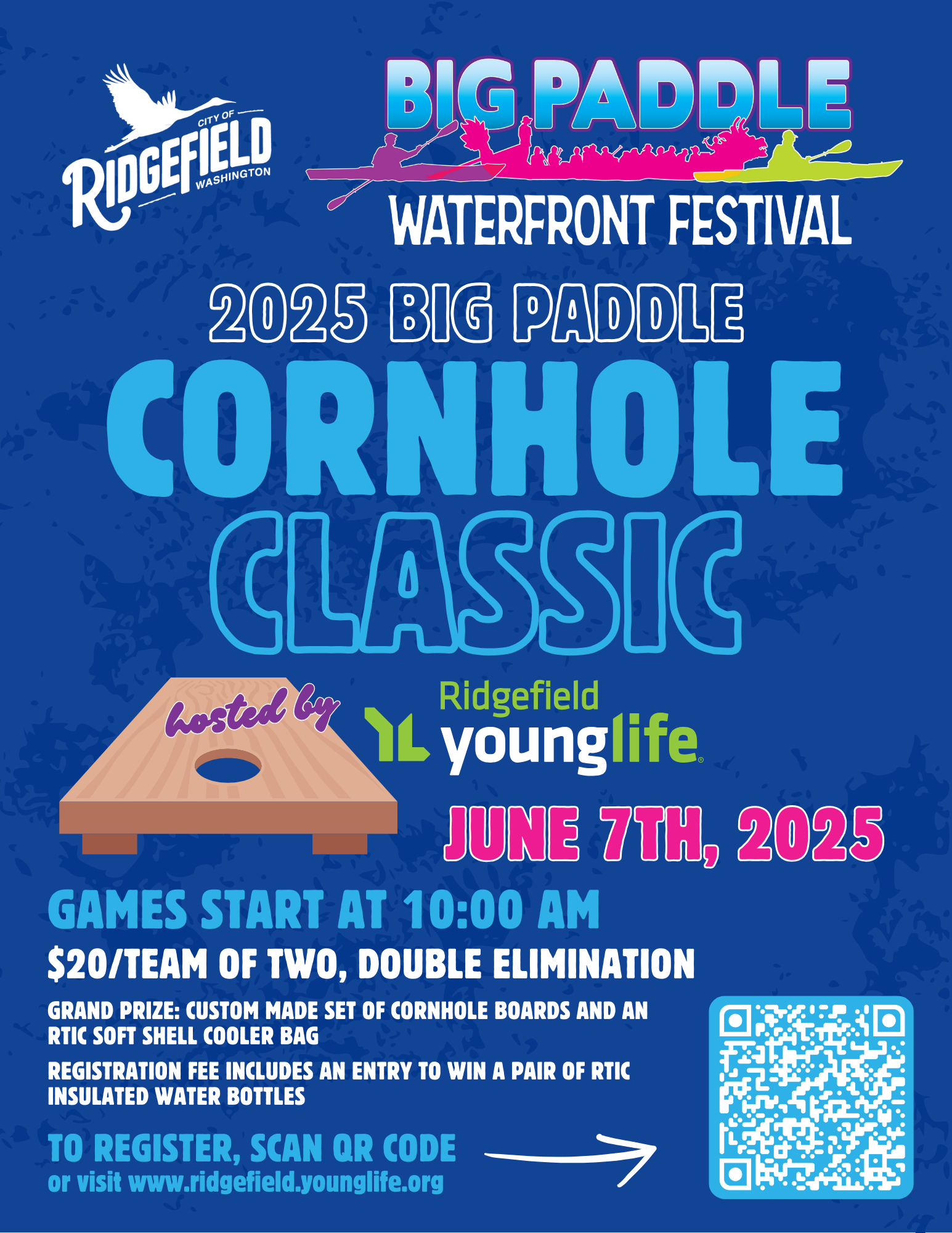 Big Paddle Cornhole Classic Flyer